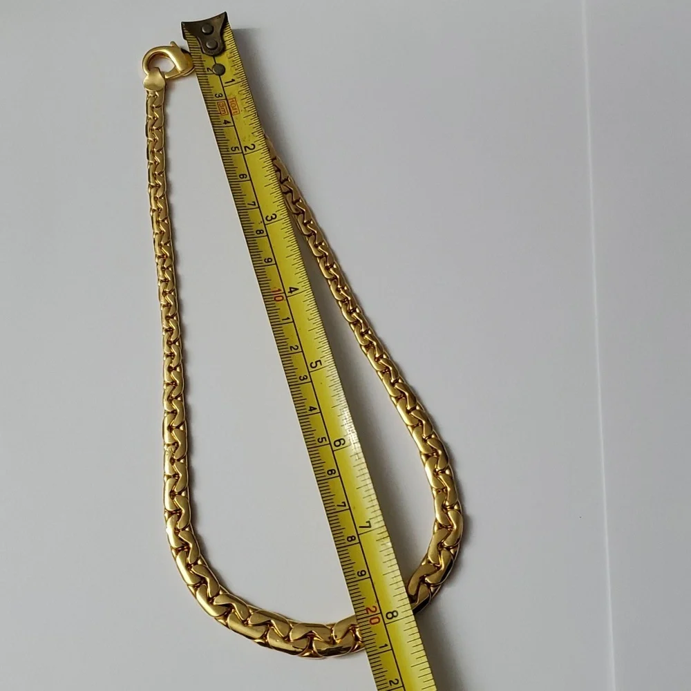 18K Gold Italian Plated Charming Necklace - Picture 6 of 7